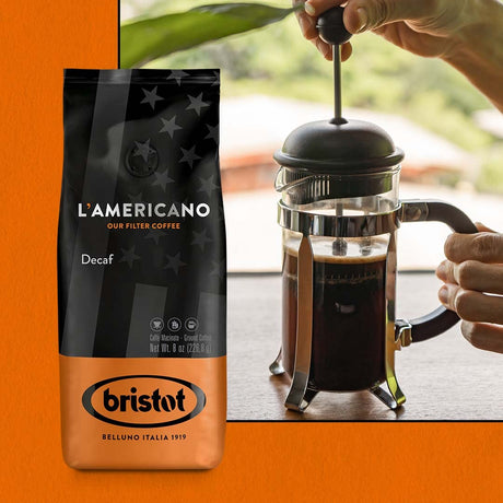 Café Filtrado DECAF Bristot, Tueste Medio, 8oz/226.8g