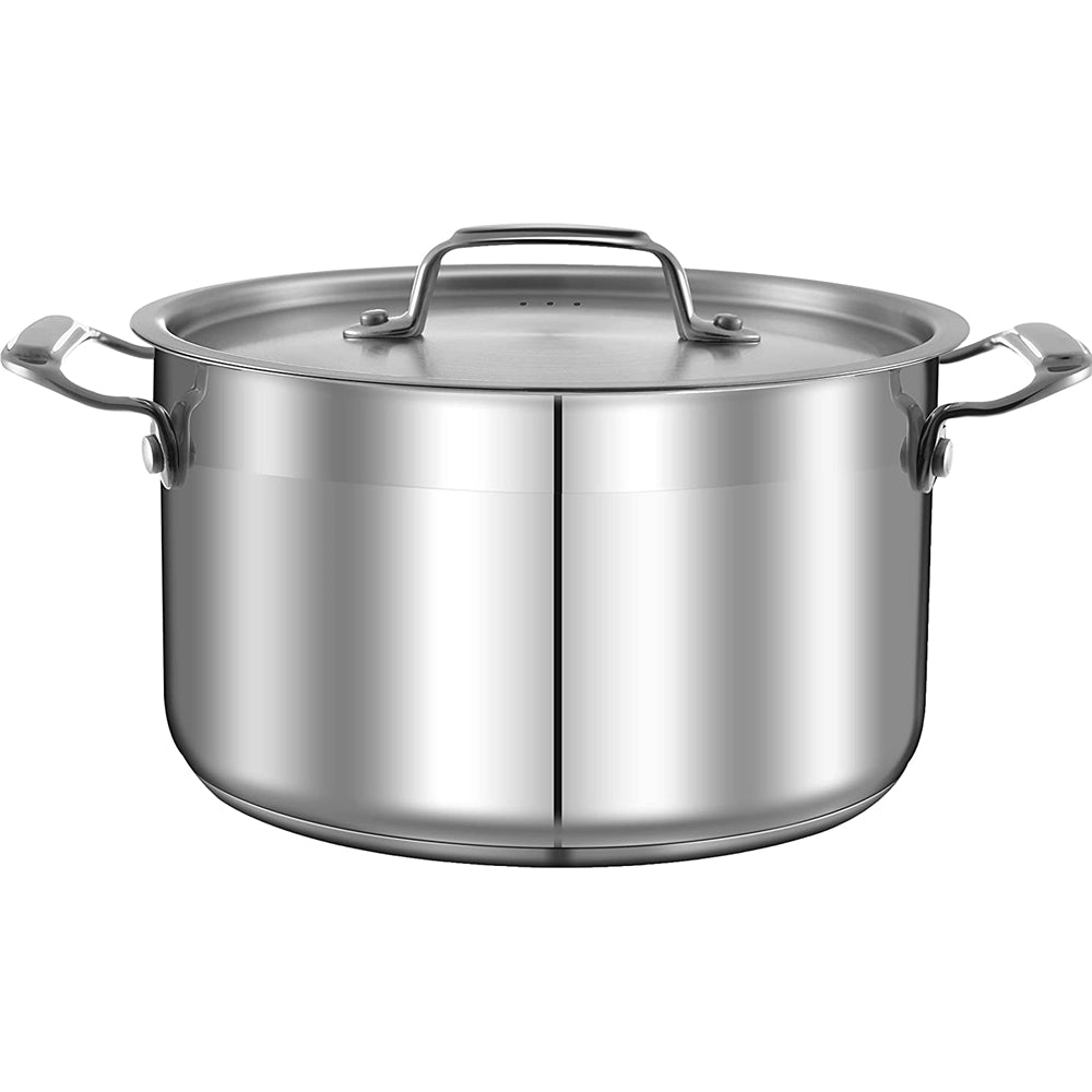 Olla de acero inoxidable de 5 cuartos NUTRICHEF NCSPT5Q