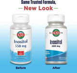 KAL Polvo de Inositol 550mg, Salud Cerebral, 102 Servings
