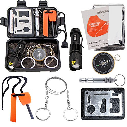 Kit de supervivencia de equipo de emergencia al aire libre