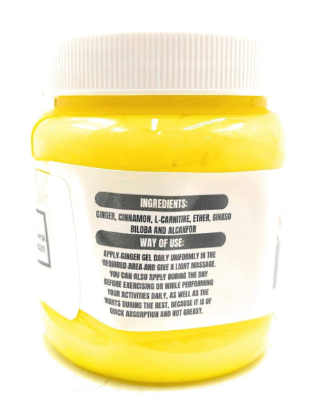 Gel Quema Grasa Bamitol con Jengibre - 200ml, Efecto Termogénico