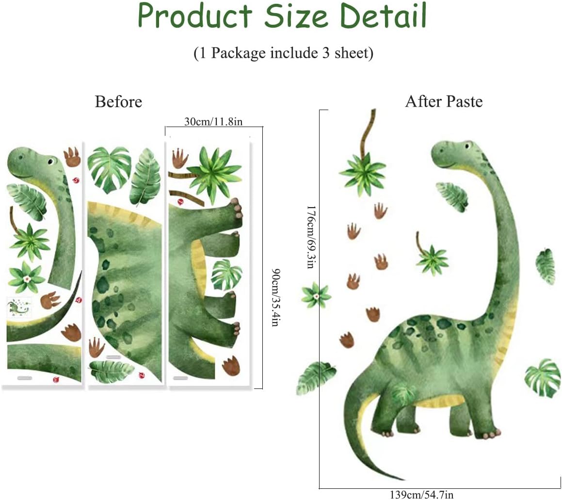 Stickers de Dinosaurios Grandes para Pared - Decoración Infantil