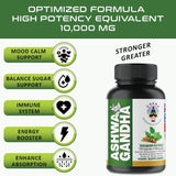 Suplementos de Ashwagandha XTRAKT, 120 cápsulas veganas