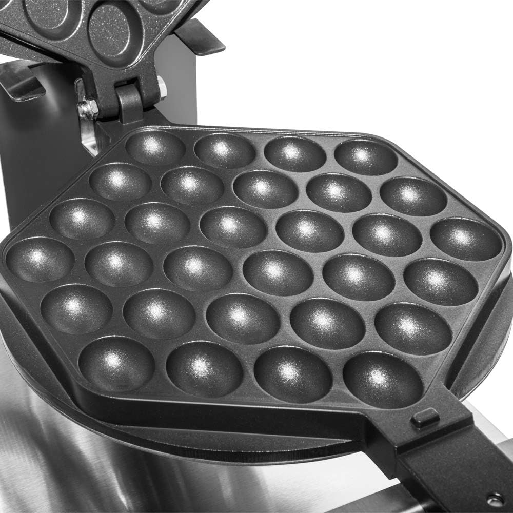 Máquina de Waffles Bubble ALDKitchen, Antiadherente, Profesional