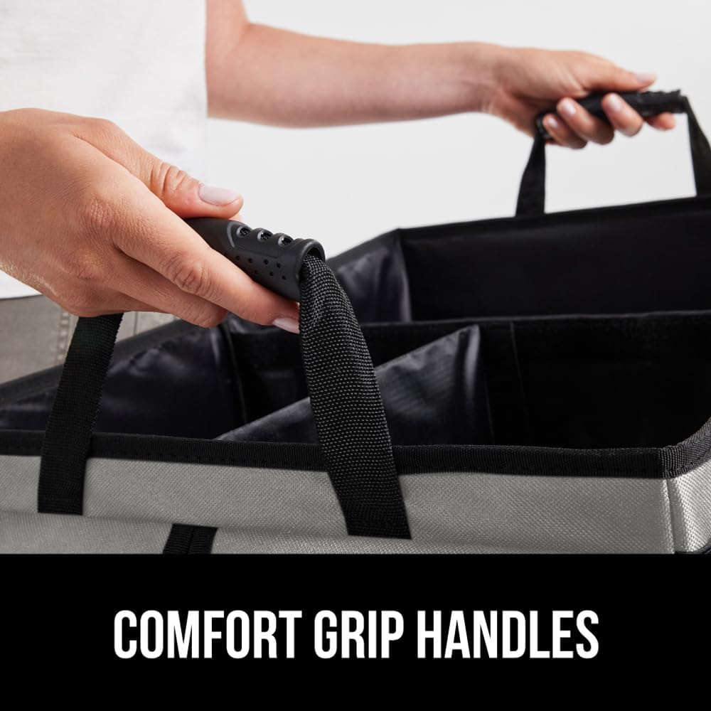 Organizador de Maletero Gorilla Grip, Compartimentos, Divisores