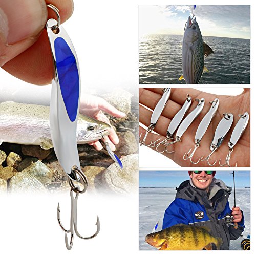 30 piezas de señuelo de pesca con cucharas de fundición
