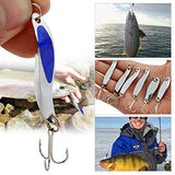 30 piezas de señuelo de pesca con cucharas de fundición