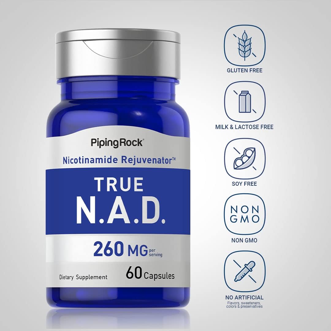 Suplemento Rejuvenador NAD Dinucleótido de nicotinamida 60u