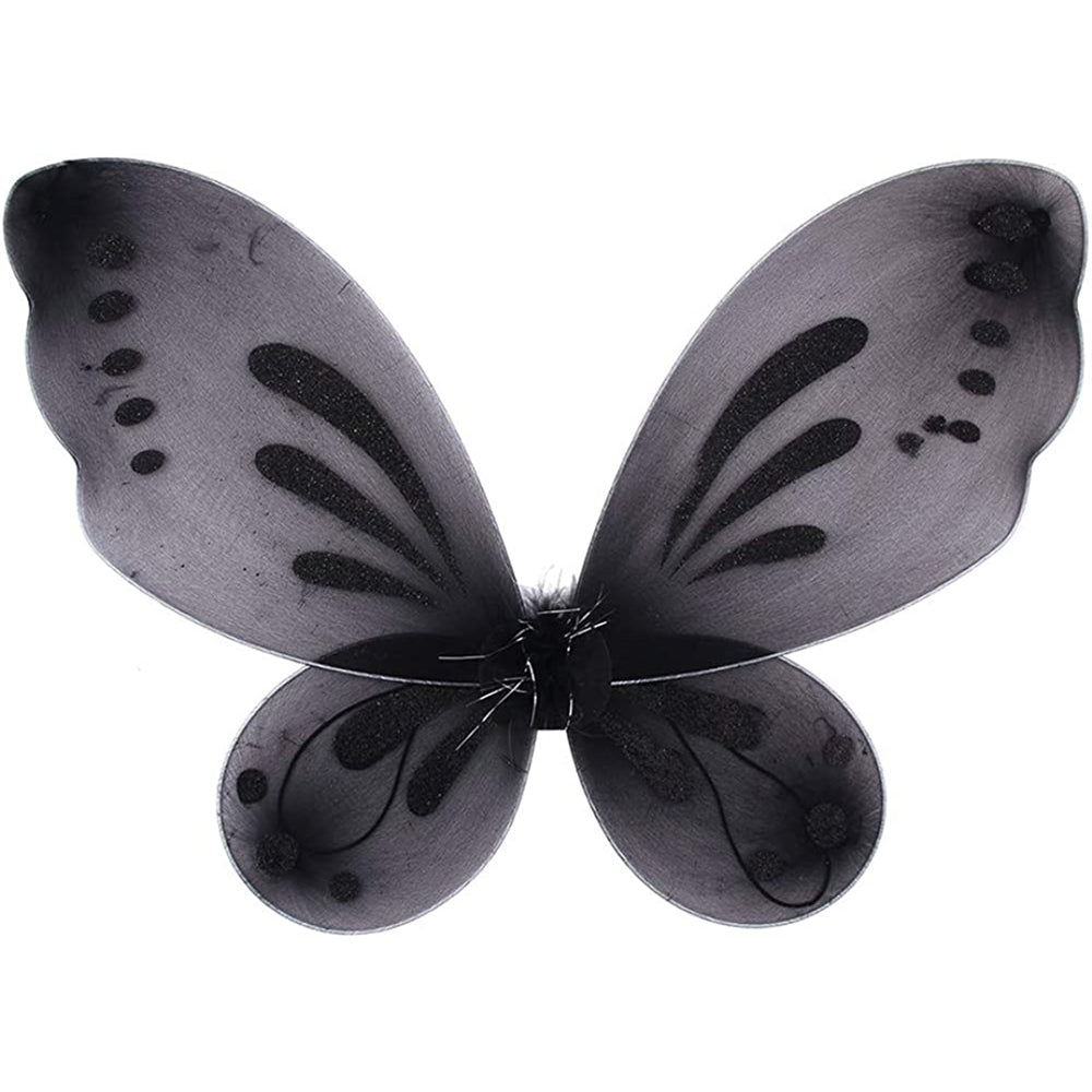 Disfraces de Alas de hada de mariposa negra talla única