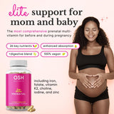 Vitaminas Prenatales para Mujeres con Folate y Hierro