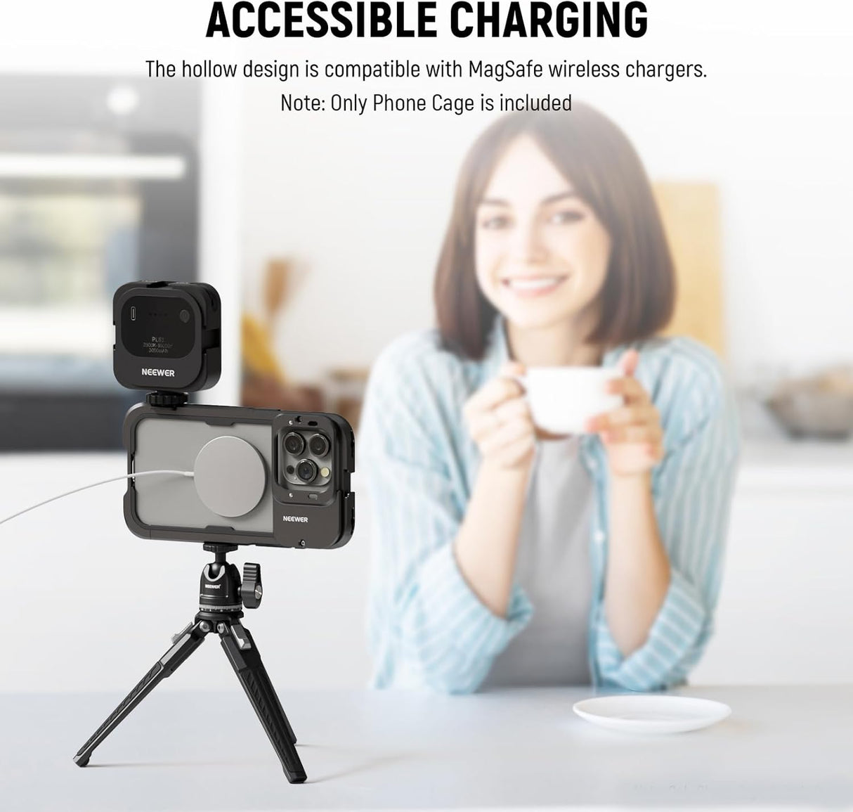 Soporte de video NEEWER para iPhone 15 Pro Max, PA024