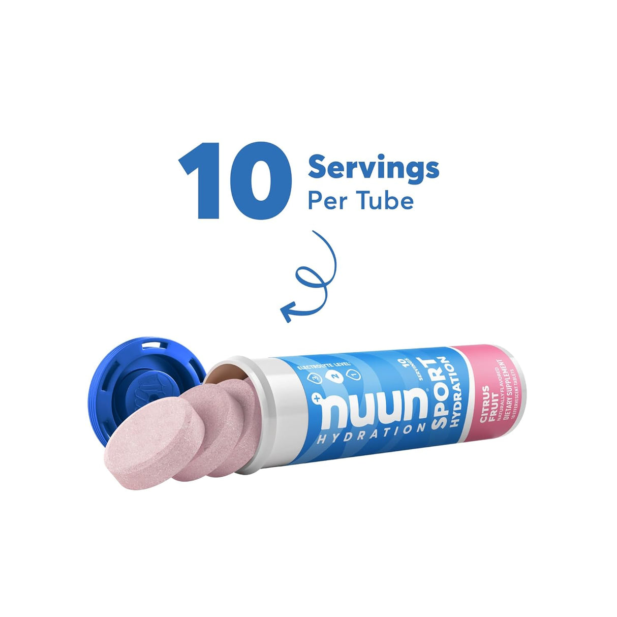 Suplemento Nuun  Pastillas Hidratantes con Electrolitos