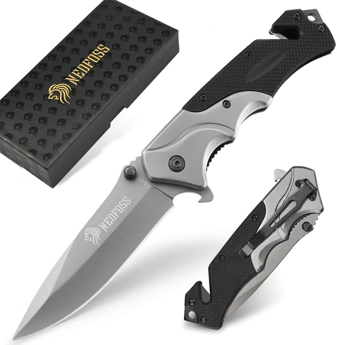Cuchillo de bolsillo para hombre plegable multiherramienta