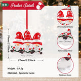 Adornos Navideños Gnome Personalizados para Familia 2024
