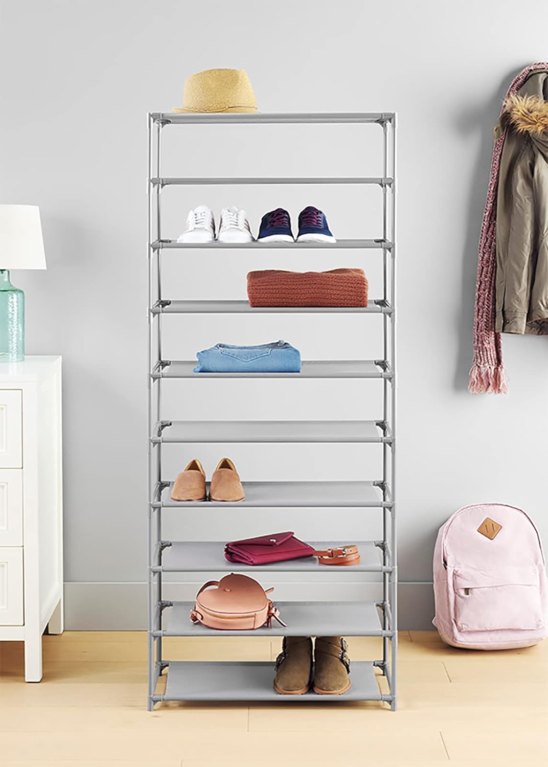 Torre de 10 Niveles Whitmor Spacemaker para Almacenamiento