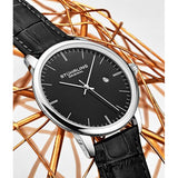 Reloj Stuhrling Original para hombre, con correa de piel