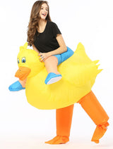 Disfraz inflable de pato amarillo para adulto talla única