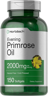 Suplemento Horbaach Cápsulas de aceite de onagra de 2000 mg