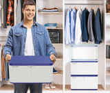 Caja de almacenamiento SereneLife 8 gal con cerradura de combinación