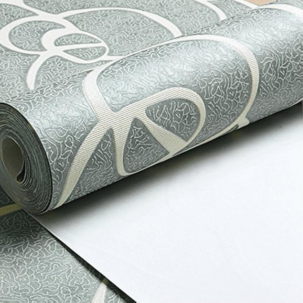 Q Papel pintado no tejido moderno minimalista en relieve 3D