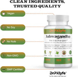 Complejo Ashwagandha 5-1 con Rhodiola, Maca, Ginseng - 180 Cápsulas