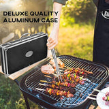 Juego de 21 piezas para parrilla acero inoxidable resistente