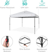 Tienda de Carpa Instantánea 10x10ft 1 Persona - Blanca