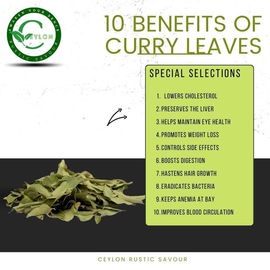 Hojas de Curry Secas Orgánicas 0.4 Oz - Sabor Distintivo
