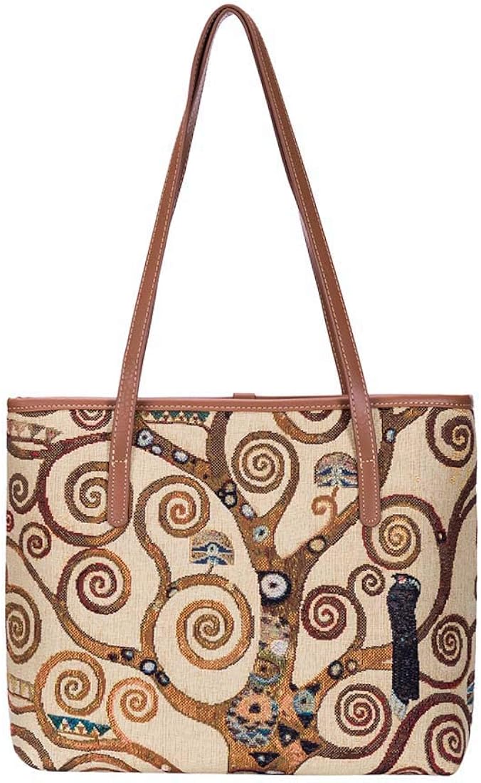Bolso de hombro Signare con estampado de árbol