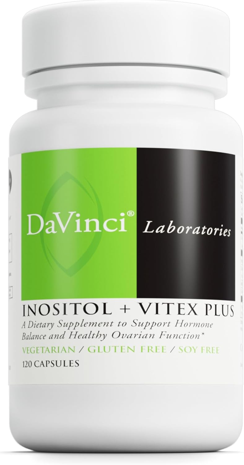 DaVinci Labs Inositol + Vitex para Hormonas 120 Cápsulas