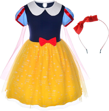 Disfraz de princesa para niña pequeña con diadema talla 4-5T