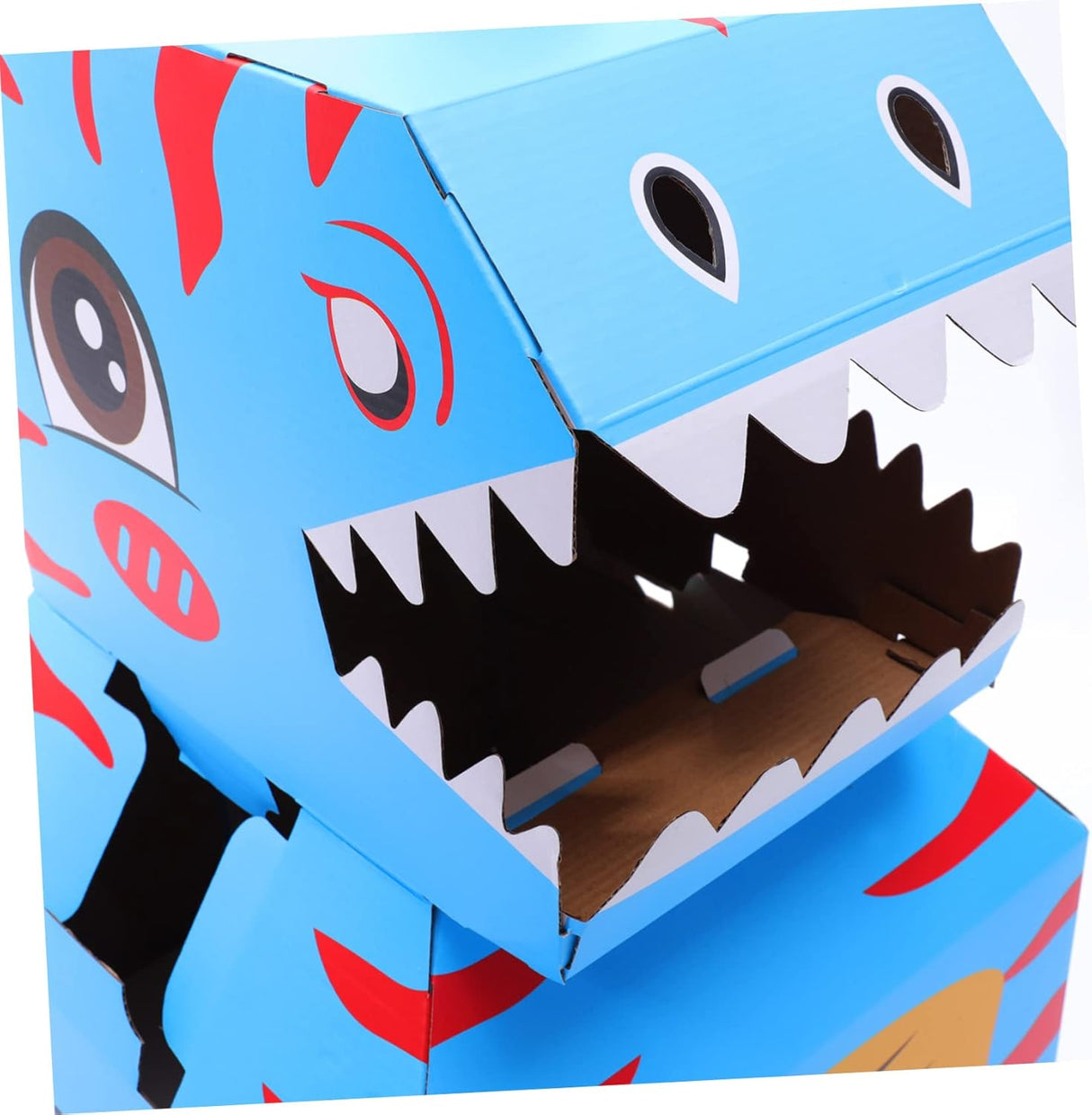Disfraz Dinosaurio Cartón para Niños - Modelo Color Battle
