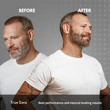 tinte para el cabello para hombres,(marrón negro),True Sons