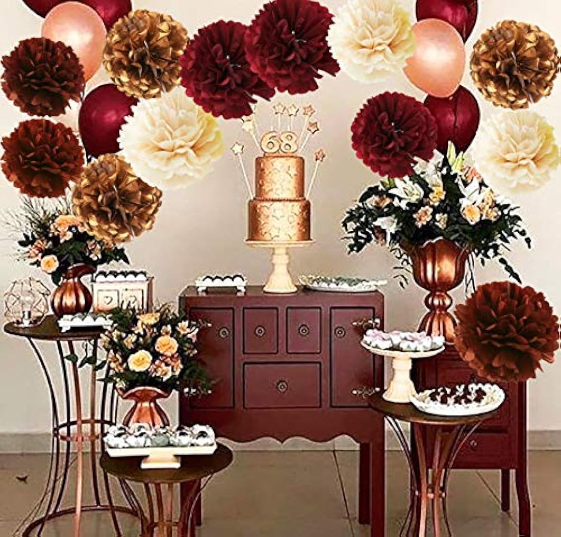 Vino Borgoña Champagne Oro Cumpleaños Decoraciones Mujer