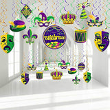 Kit de Decoración para fiesta de Mardi Gras. Marca Pyle