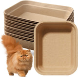 Paquete de 15 cajas de arena desechables para gatos Artuxer