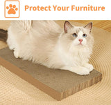 Caja de cartón rascador para gatos de interior 5 paquetes