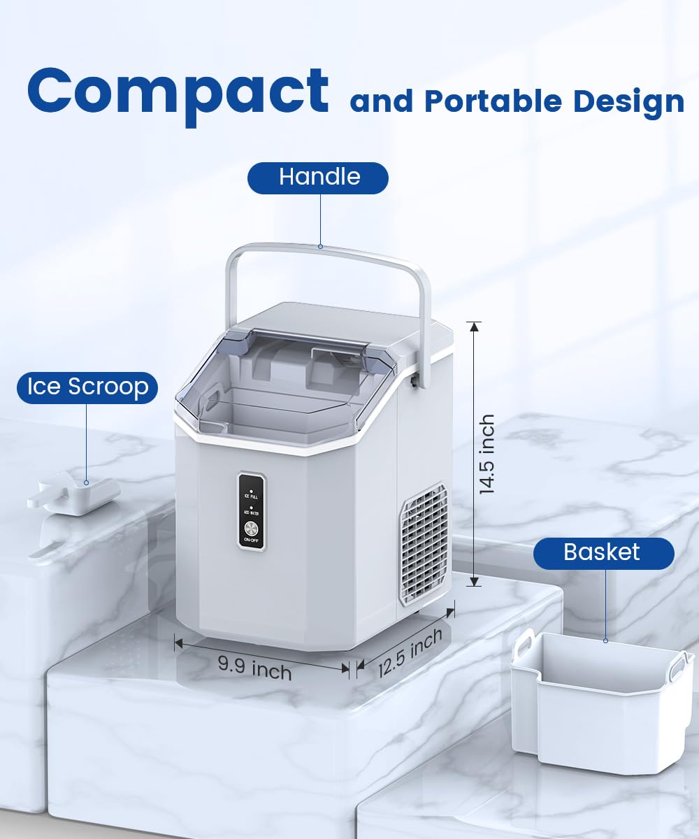 Máquina para hacer hielo con asa Z5815NA-GRIS COWSAR
