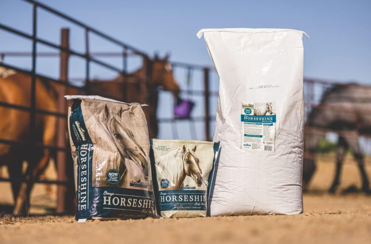 Suplemento de Omega-3 de linaza Omega Horseshine, 45 lb.
