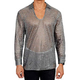 Disfraces Disfraz para hombre camisa de discoteca