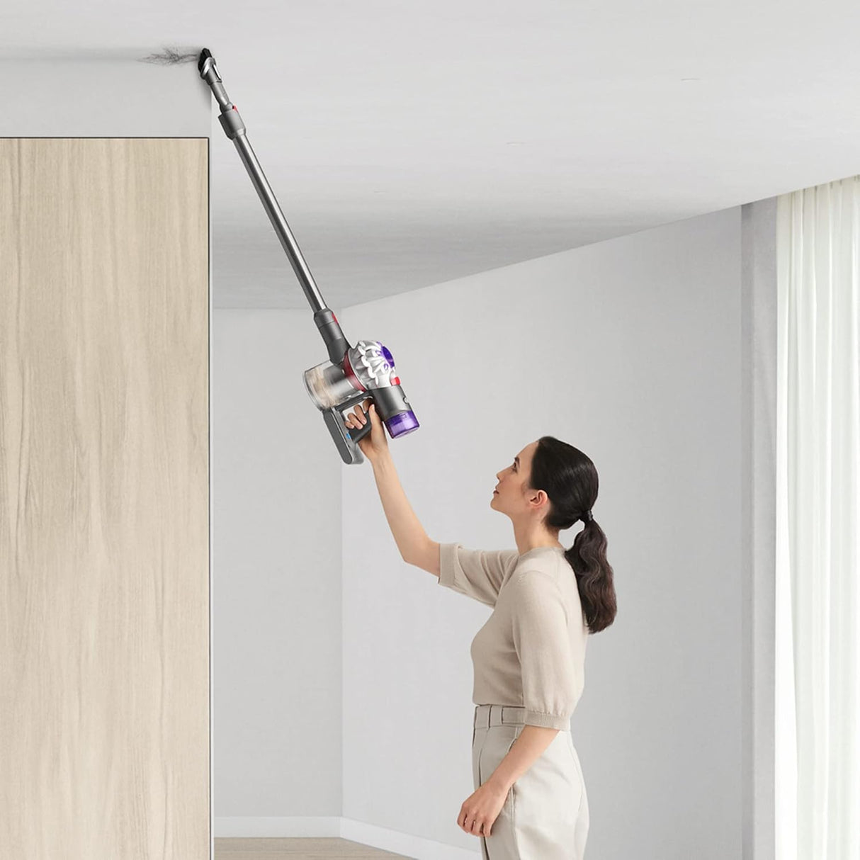Aspiradora sin cable Dyson V8: potente, ligera y eficiente.