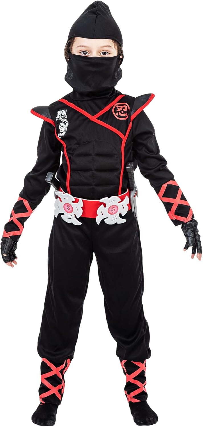 Disfraz de Ninja para Niños con Accesorios - Halloween Kids