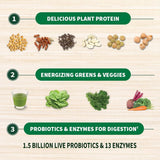Suplementos Alimenticios proteína vegana en polvo