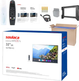 Televisor Espejo 32'' 4K Soulaca, WiFi, Alexa, Bluetooth, 2024