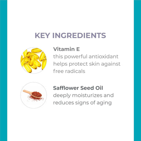 Aceite Facial Vitamina E Hipoalergénico, Sin Fragancia