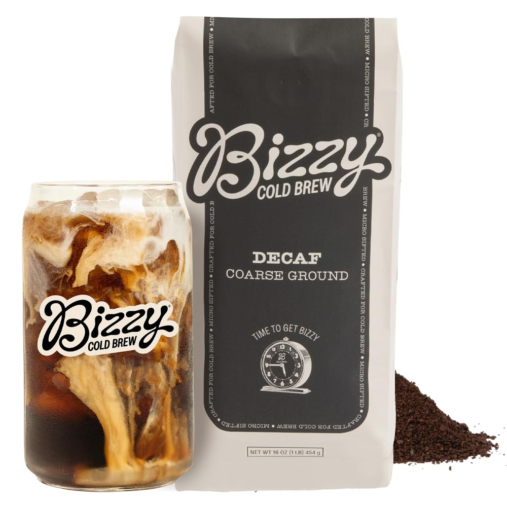 Café Frío Bizzy Decaf 100% Arábica 1 LB Proceso de Agua