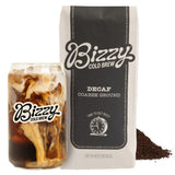 Café Frío Bizzy Decaf 100% Arábica 1 LB Proceso de Agua
