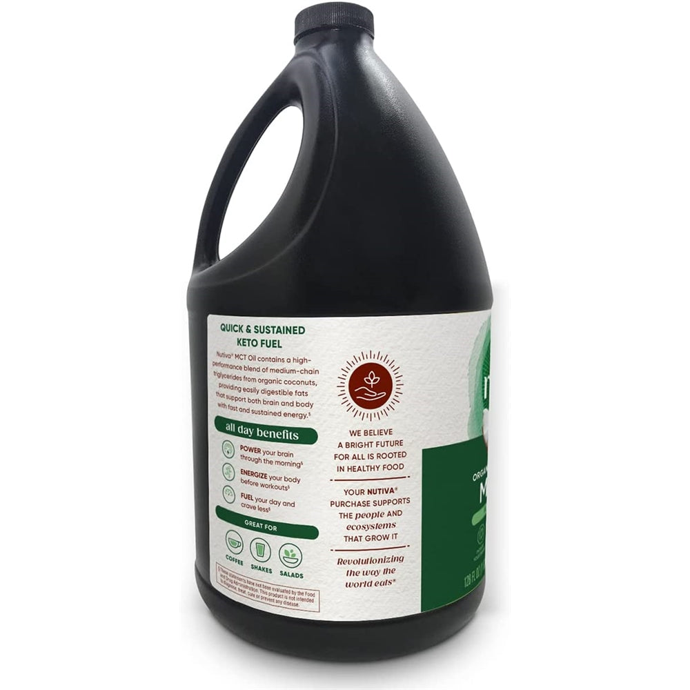 Suplemento Aceite MCT orgánico sin sabor  1 galón  orgánico
