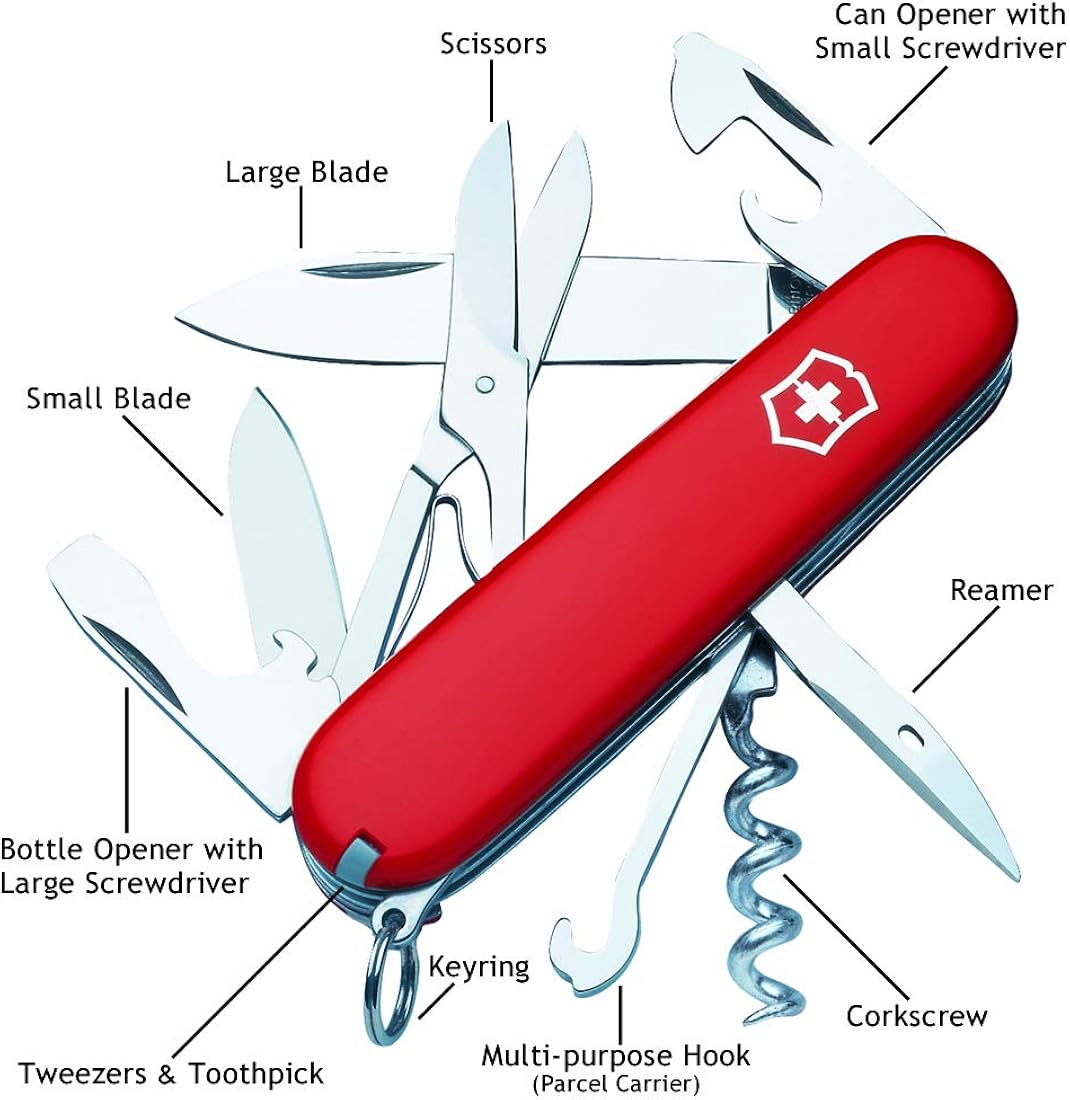 Cuchillo por Victorinox Personalizado Rojo escalador