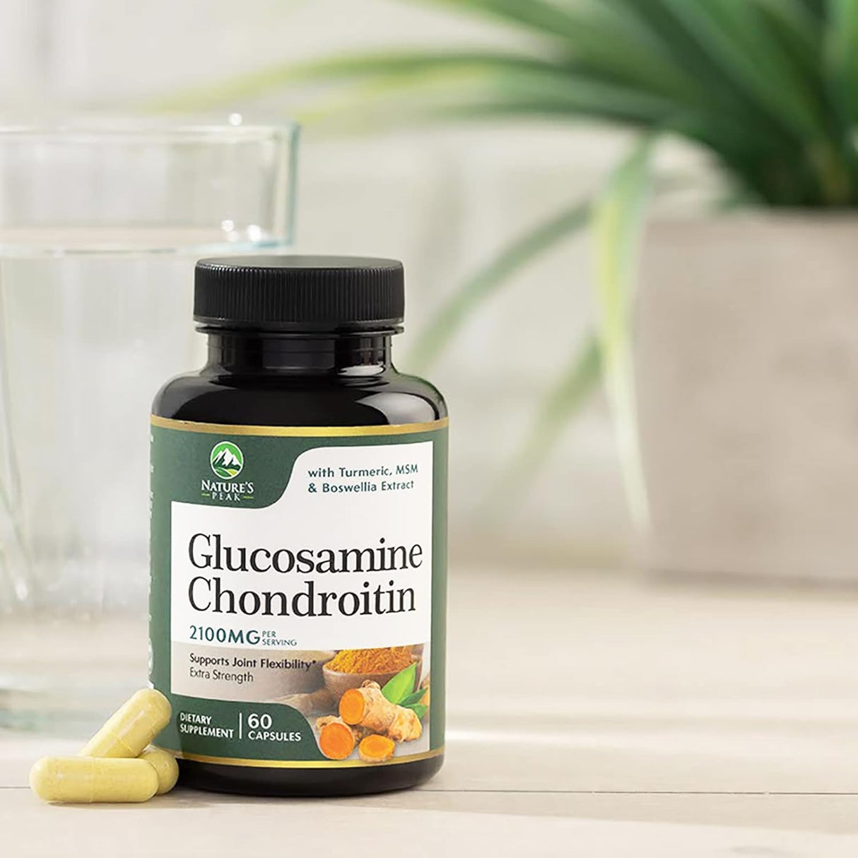Suplemento de Glucosamina y Condroitina - Soporte Articular 60 Caps